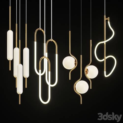 '3dsky Pro - Collection of pendant lights Lampatron # 1' '3dsky Pro - Collection of pendant lights Lampatron # 1'