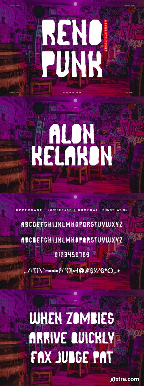 Reno Punk Font