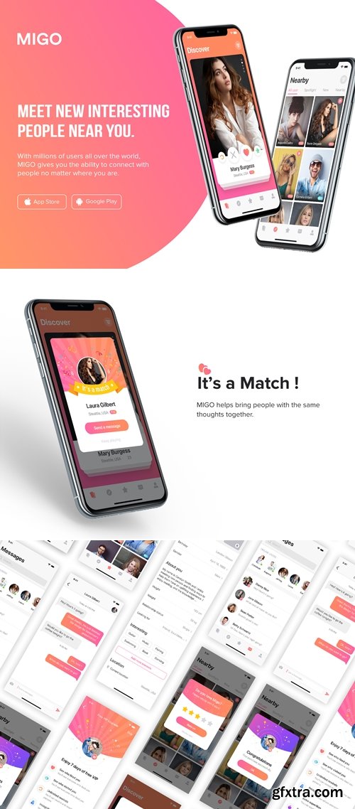 MIGO Dating Mobile UI Kit