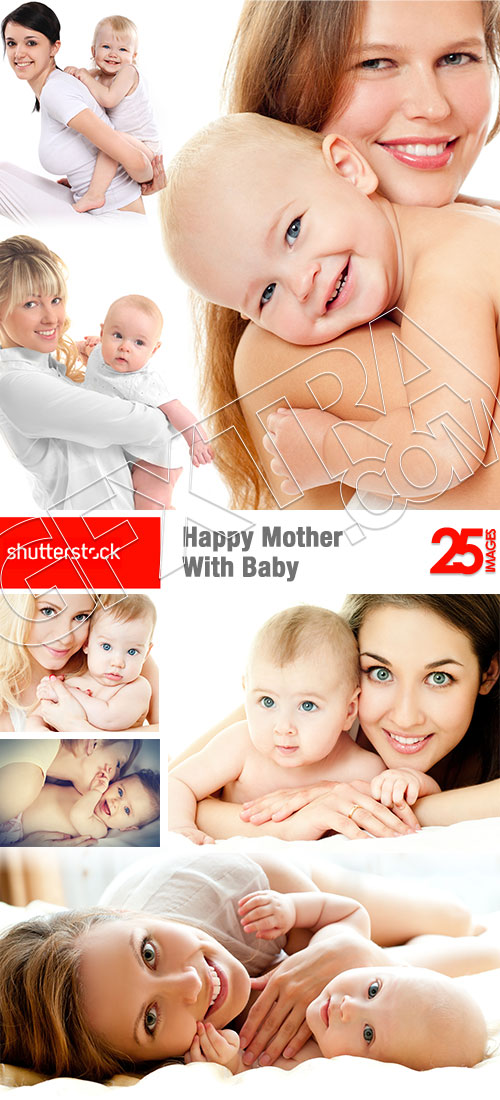 Happy Mother With Baby 25xJPG Happy Mother With Baby 25xJPG