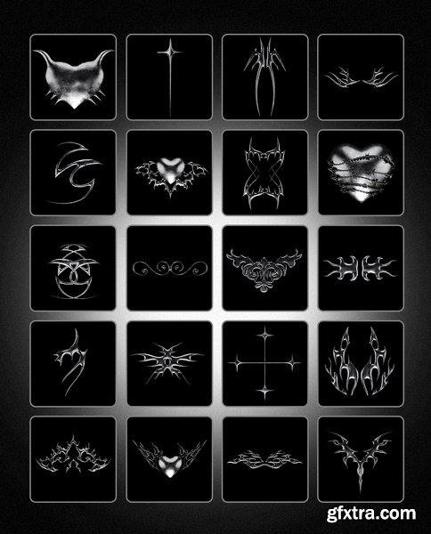 DirtyBarn - Design Elements Pack #5: 3D Shapes Collection