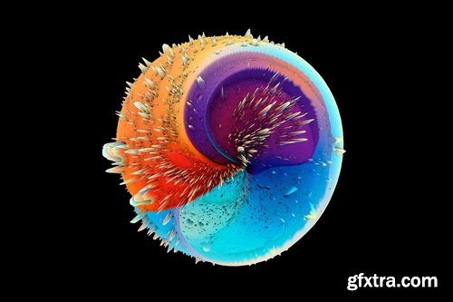 Rulebyart - Big Bang Exploding Color Textures 4