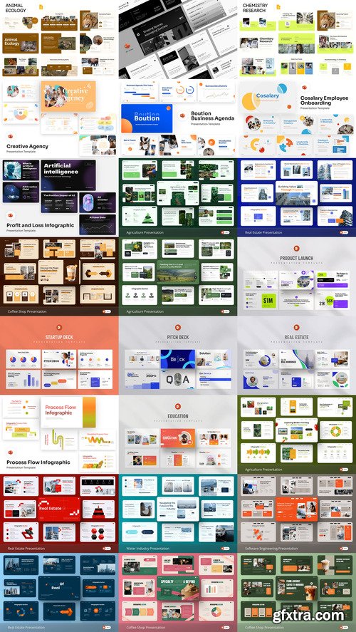 24 PowerPoint Templates Bundle 6