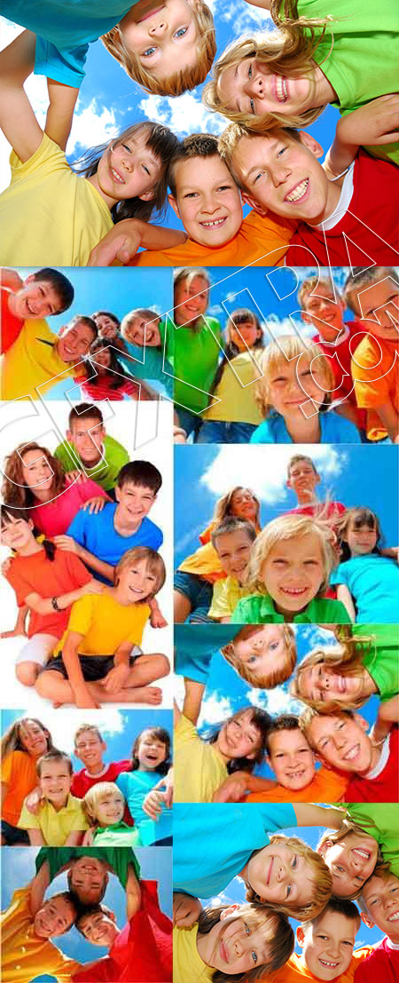 Happy Kids Friends 8xJPG