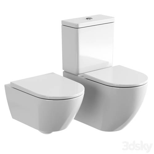 '3dsky Pro - Toilet Duravit D-Neo' '3dsky Pro - Toilet Duravit D-Neo'