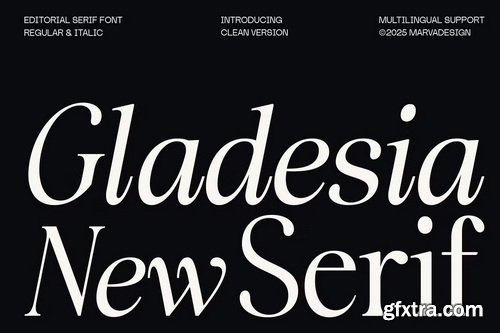 CreativeMarket - Gladesia - Modern Serif Font