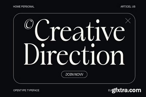 CreativeMarket - Gladesia - Modern Serif Font