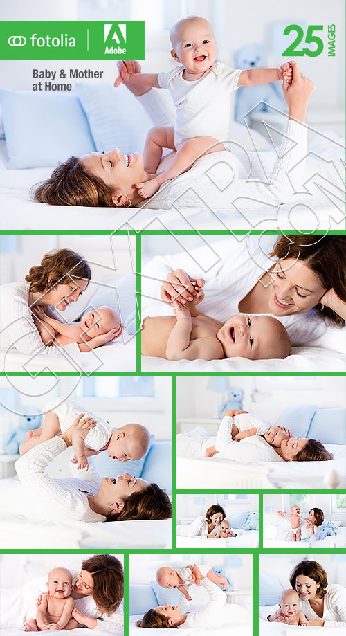 Baby & Mother at Home 40xJPG