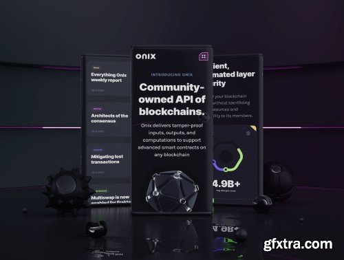 UI8 - Onix Blockchain Landing Page UI Design Kit UI8 - Onix Blockchain Landing Page UI Design Kit