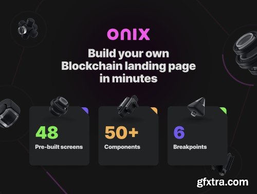 UI8 - Onix Blockchain Landing Page UI Design Kit UI8 - Onix Blockchain Landing Page UI Design Kit