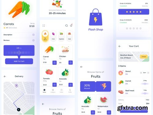 UI8 - Flash Shop - Online Grocery App