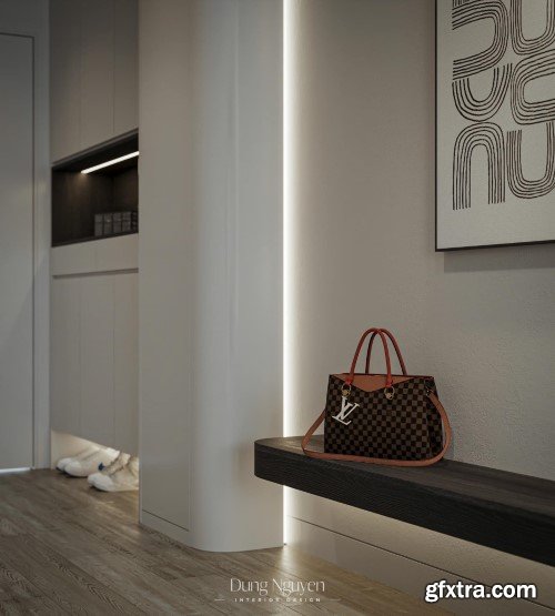 3ds Max Living Room Interior Scene