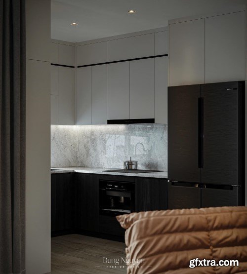 3ds Max Living Room Interior Scene