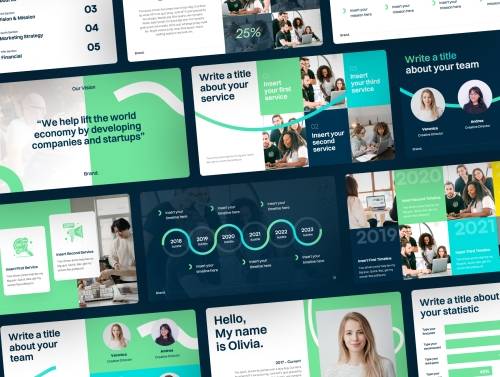 'Brandly - Business Marketing PowerPoint Presentation Template'