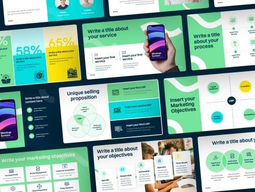 'Brandly - Business Marketing PowerPoint Presentation Template'