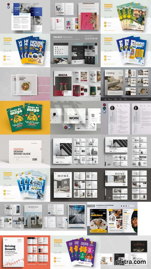 24 Indesign Templates Bundle 5 2025