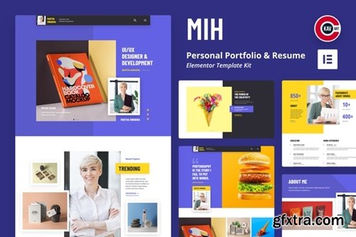 ThemeForest - MIH v1.0 - Personal Portfolio & Resume Template Kit - 28152989