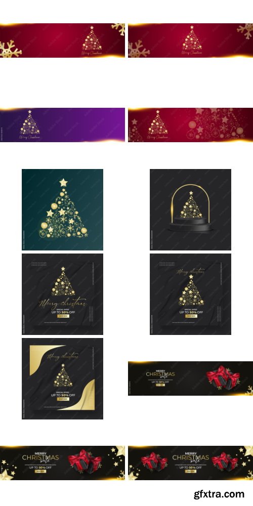 Holiday Deer Merry Christmas And New Year Typographical On Background 58xAI