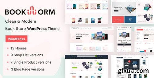 Themeforest - Bookworm - Bookstore & Bookshop WooCommerce Theme v1.2.17 - 28407971 - Nulled