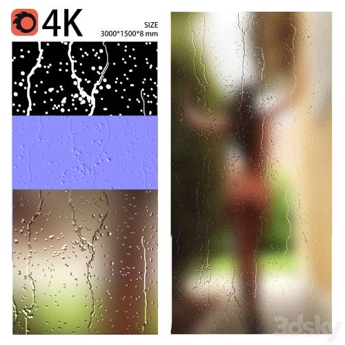 '3dsky Pro - Wet misted glass'