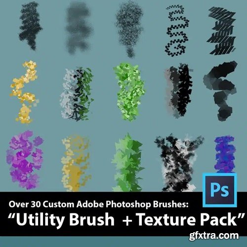 Utility Photoshop Brush & Texture Pack