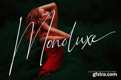 Monoluxe Luxury Signature Font
