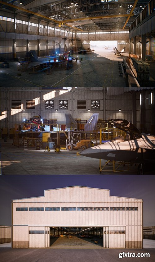 Fab - HAWKNEST An Aircraft Factory Hangar (Modular) v5.1+