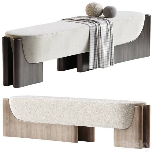 '3dsky Pro - TOULOUSE Bench By Carlyle Collective' '3dsky Pro - TOULOUSE Bench By Carlyle Collective'