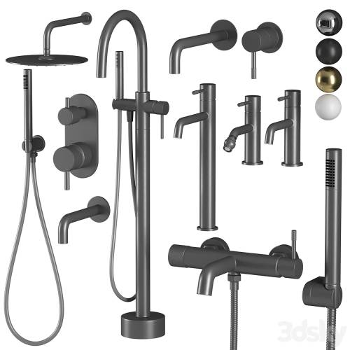 '3dsky Pro - Faucets and showers Boheme uno set 1'