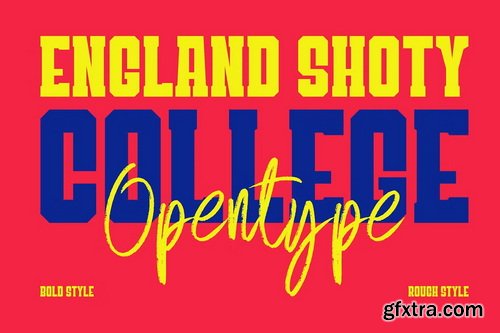 CreativeMarket - England Shoty - Duo Font Sport