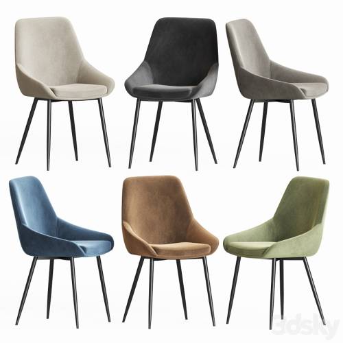 '3dsky Pro - Alfie Fabric Dining Chair Interiorsecrets' '3dsky Pro - Alfie Fabric Dining Chair Interiorsecrets'