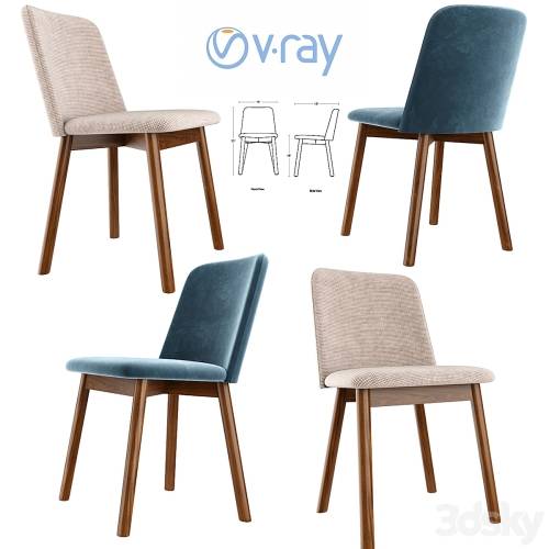 '3dsky Pro - Chip Dining Chair' '3dsky Pro - Chip Dining Chair'