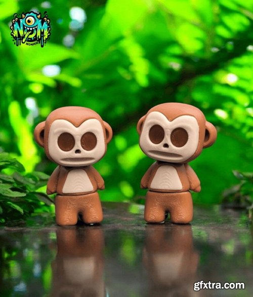 Mini Monkey Flexi - 3DPrint File