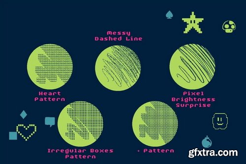 Brushgalaxy - Pixel Brush Pack Vol 2  For Procreate