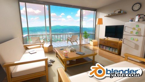 Udemy - Create a Stylized Anime Room in Blender