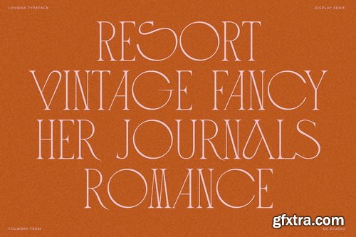 CreativeMarket - Loviena Rose - Stylish Serif