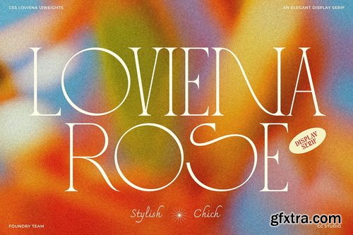 CreativeMarket - Loviena Rose - Stylish Serif