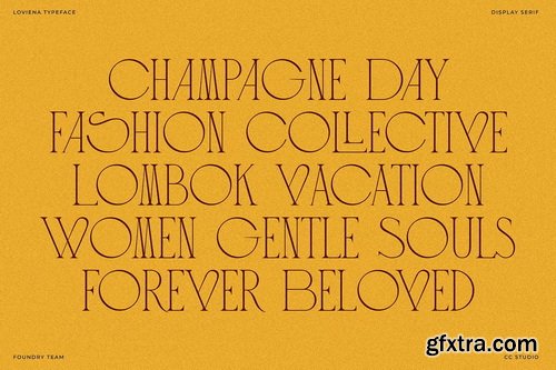 CreativeMarket - Loviena Rose - Stylish Serif