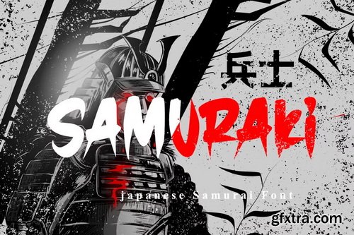 CreativeMarket - Samuraki japanese samurai font