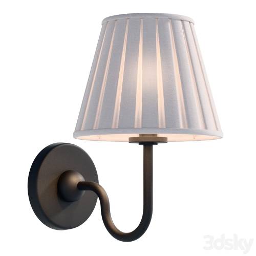 '3dsky Pro - Baylor Pleated Shade Sconce'