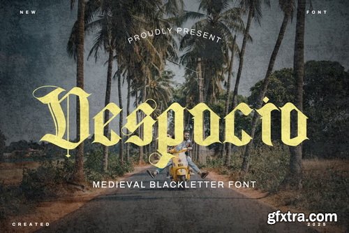 CreativeMarket - Despacio – Medieval Blackletter Font