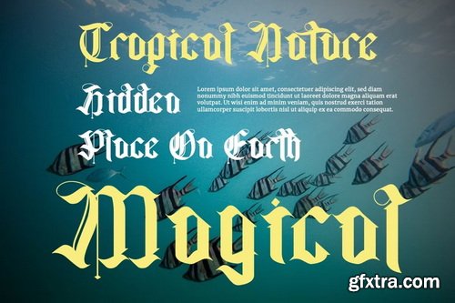CreativeMarket - Despacio – Medieval Blackletter Font