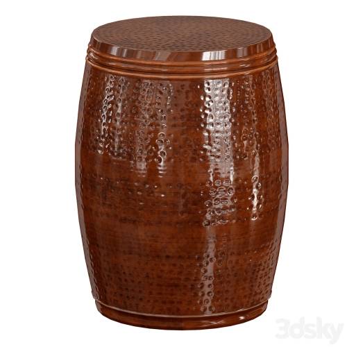 '3dsky Pro - Kyra Drum End Table by Mistana'
