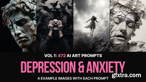 472 Midjourney Prompts for Depression & Anxiety