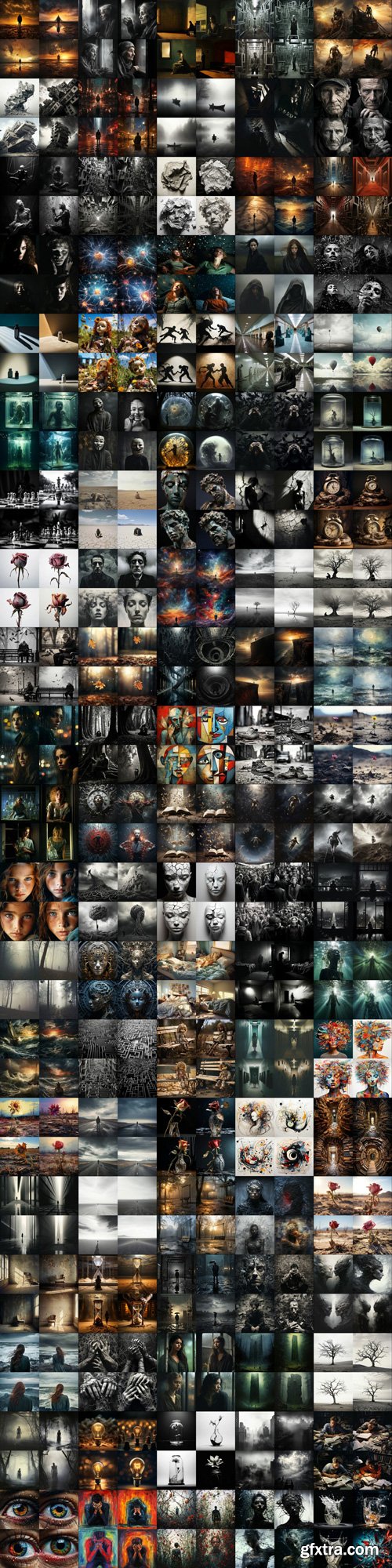 472 Midjourney Prompts for Depression & Anxiety