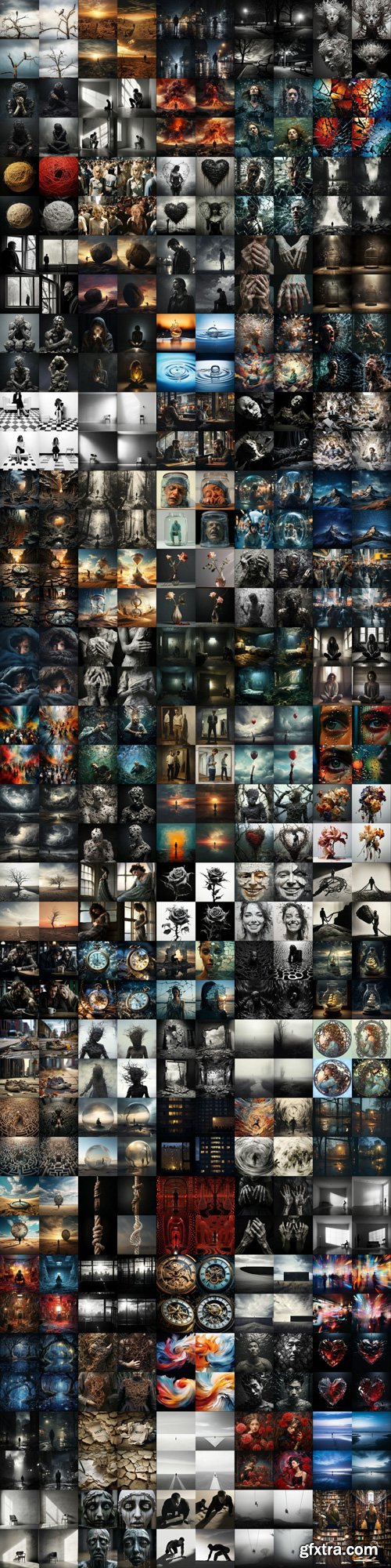 472 Midjourney Prompts for Depression & Anxiety