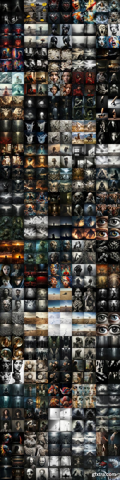 472 Midjourney Prompts for Depression & Anxiety