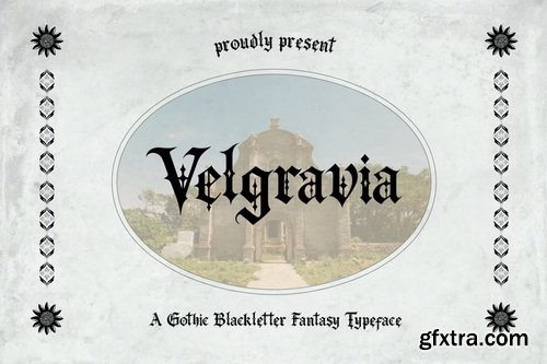 CreativeMarket - Velgravia – Gothic Blackletter Font