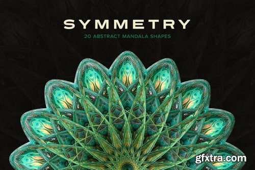 Chromasupply - Symmetry: 15 Abstract Mandala Shapes