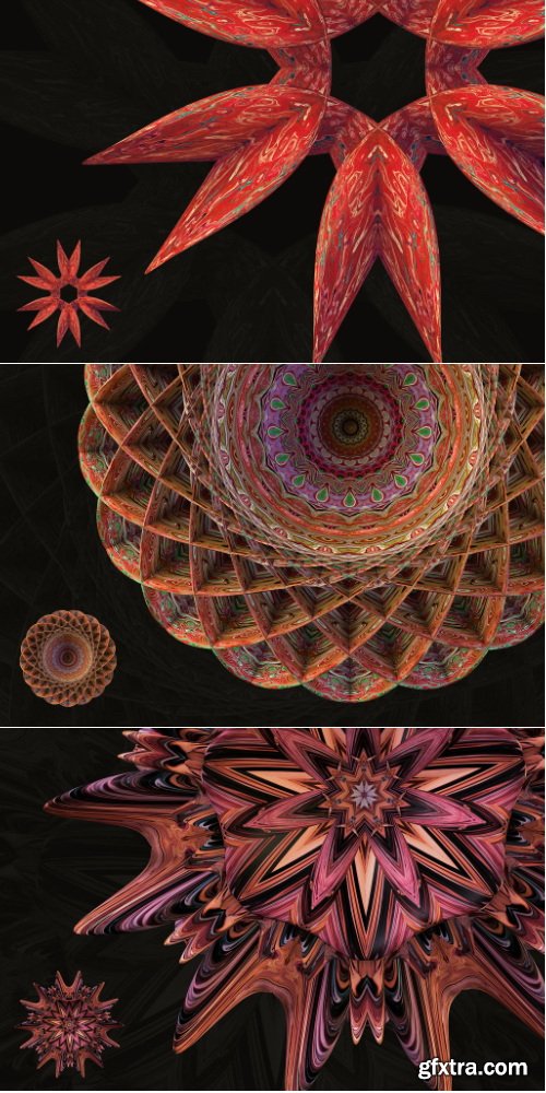 Chromasupply - Symmetry: 15 Abstract Mandala Shapes